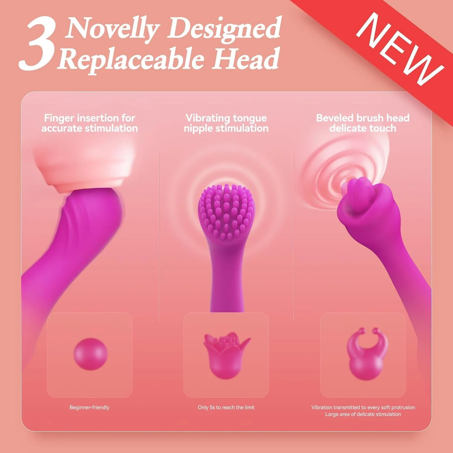 TriSense 3-Head Modular Precision Vibrator - Image 4