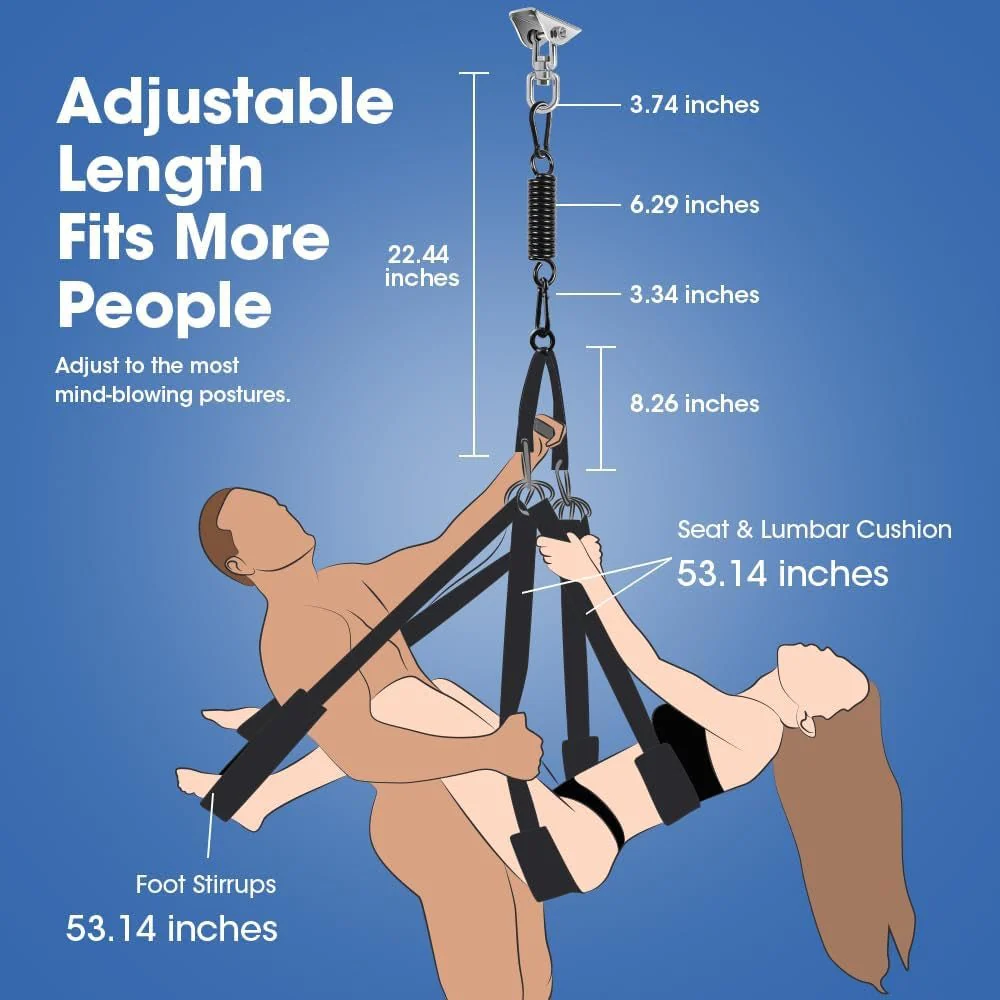 SpinLuxe 360° Spinning Premium Sex Swing - Image 4