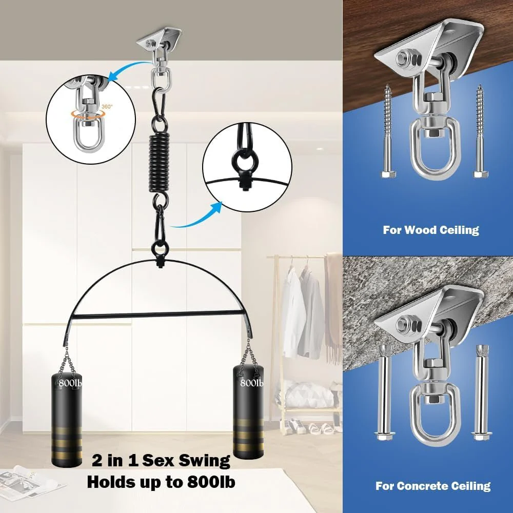 SpinLuxe 360° Spinning Premium Sex Swing - Image 6