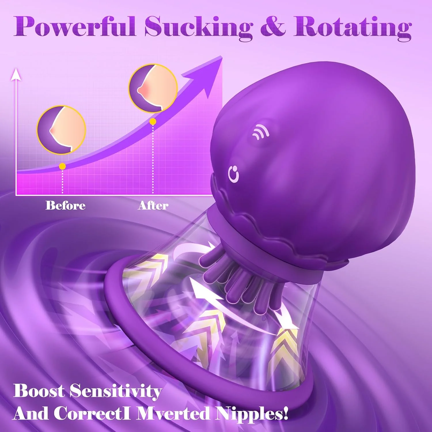 AeroJelly Nipple Sucking Vibrator - Image 2