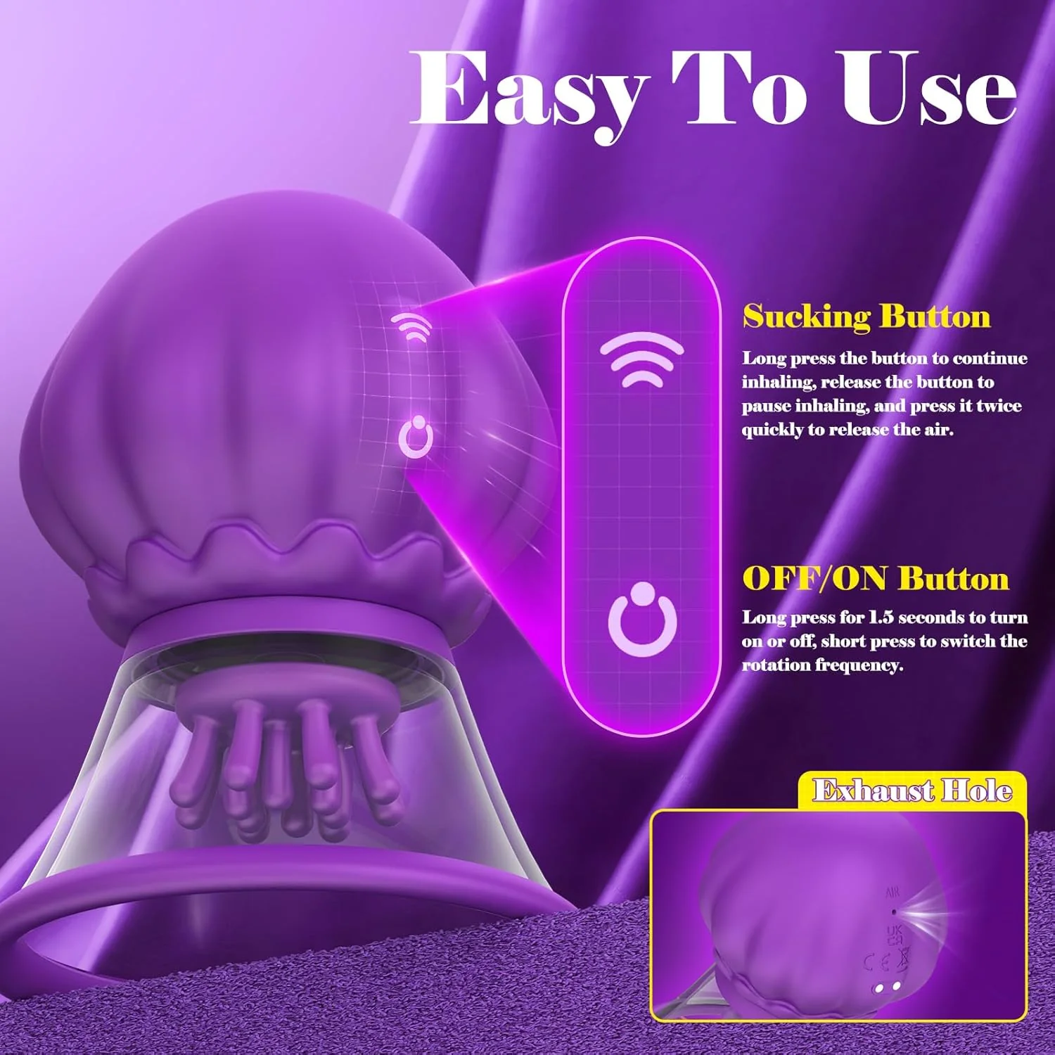 AeroJelly Nipple Sucking Vibrator - Image 6