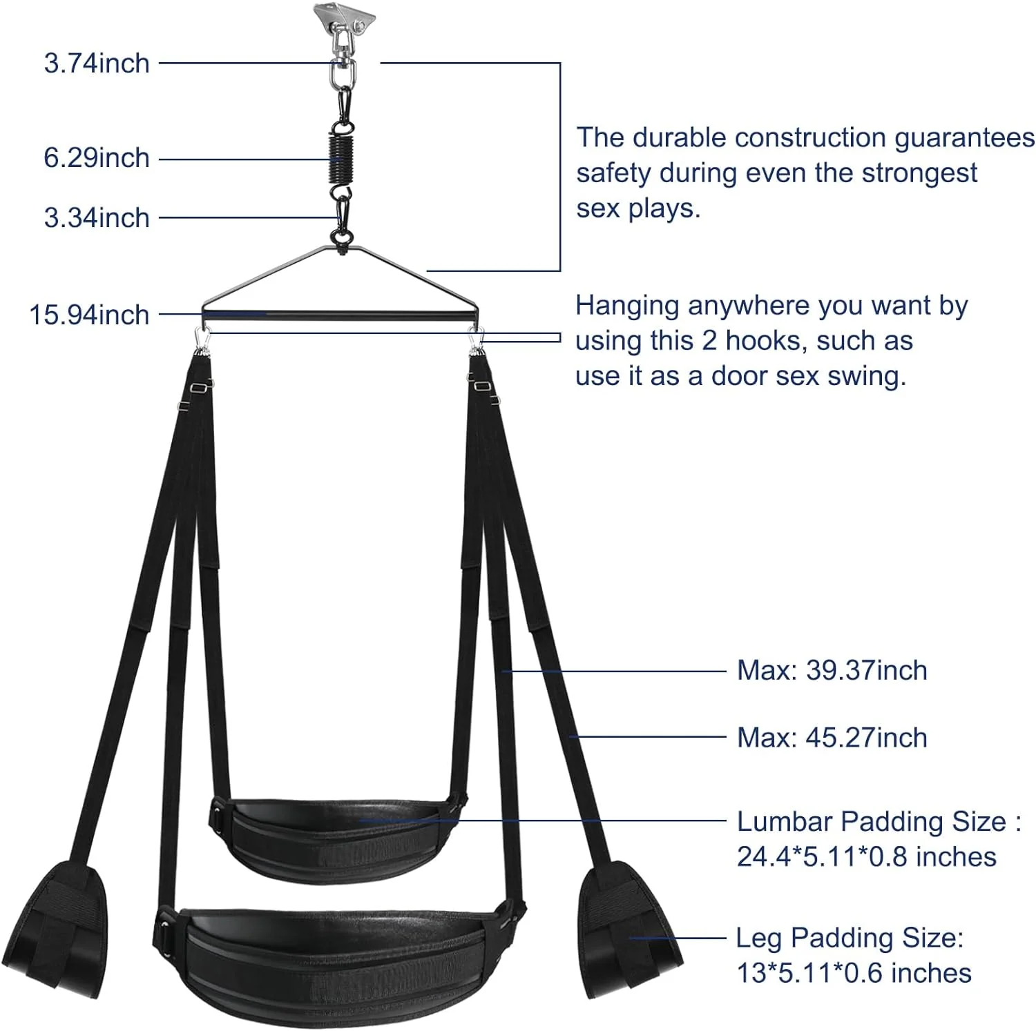 AeroSpire 360° Rotating Sex Swing - Image 7