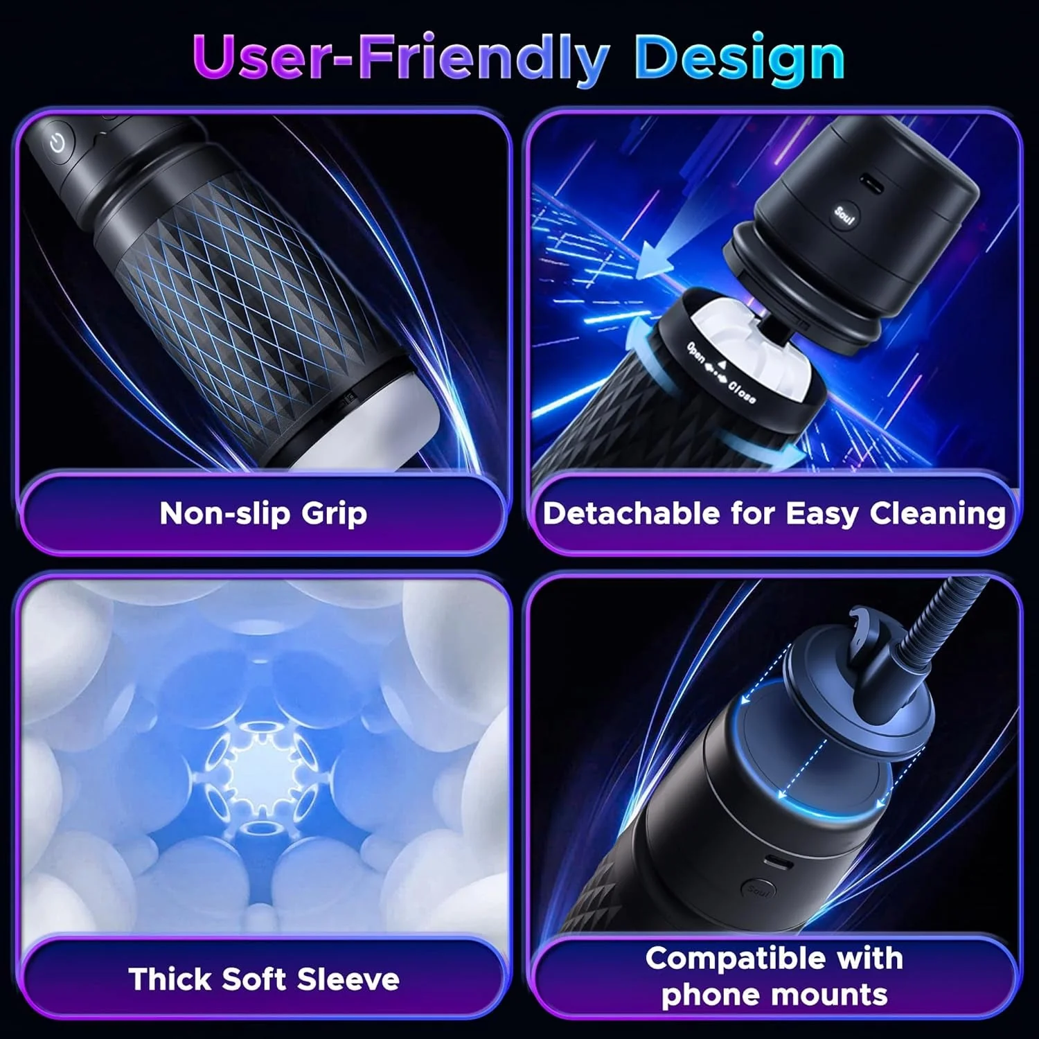 SyncForce AI Pulse Suction Stroker - Image 5