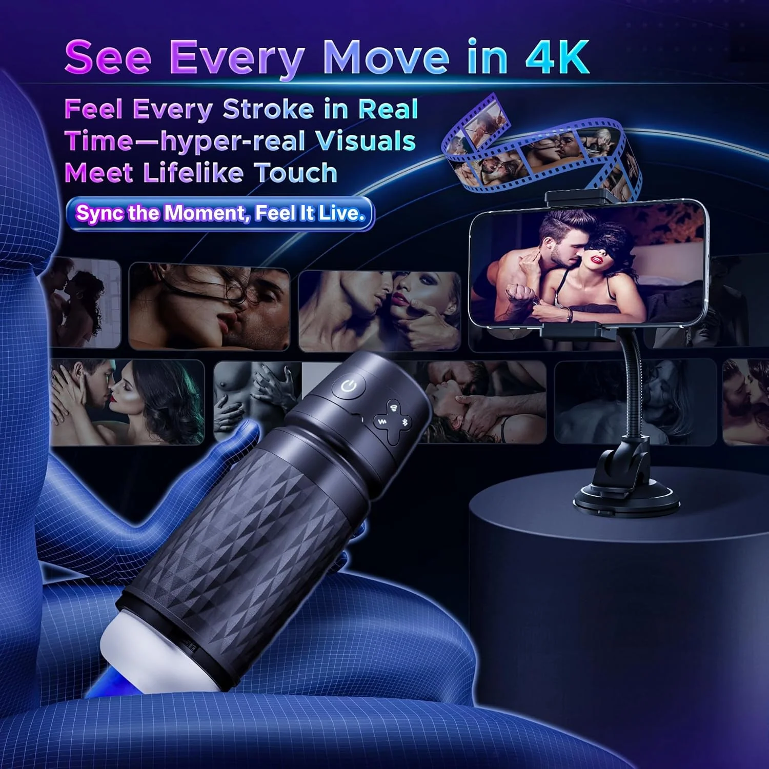 SyncForce AI Pulse Suction Stroker - Image 8