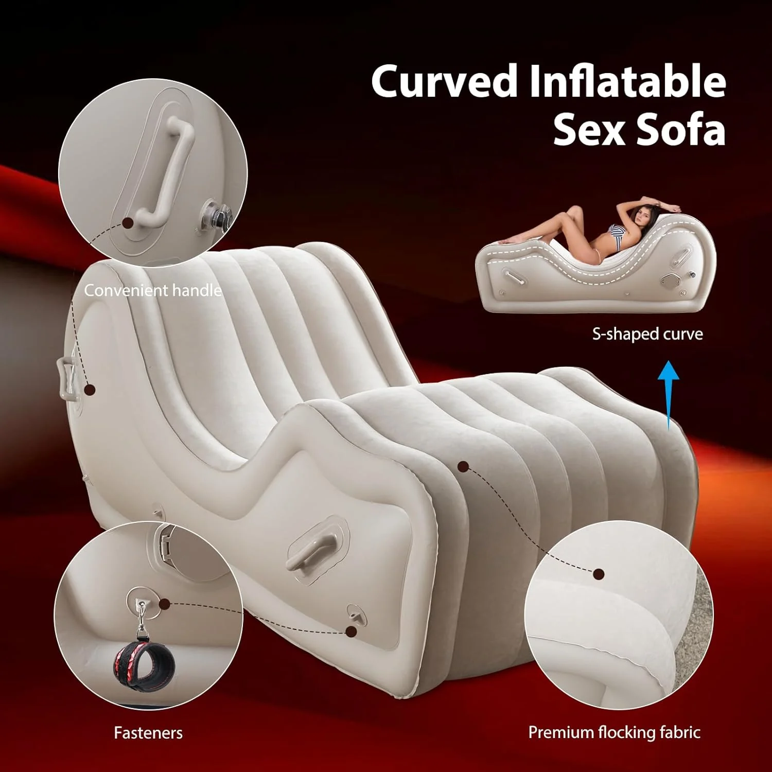 AirLure Automatic Inflatable Sex Sofa - Image 5