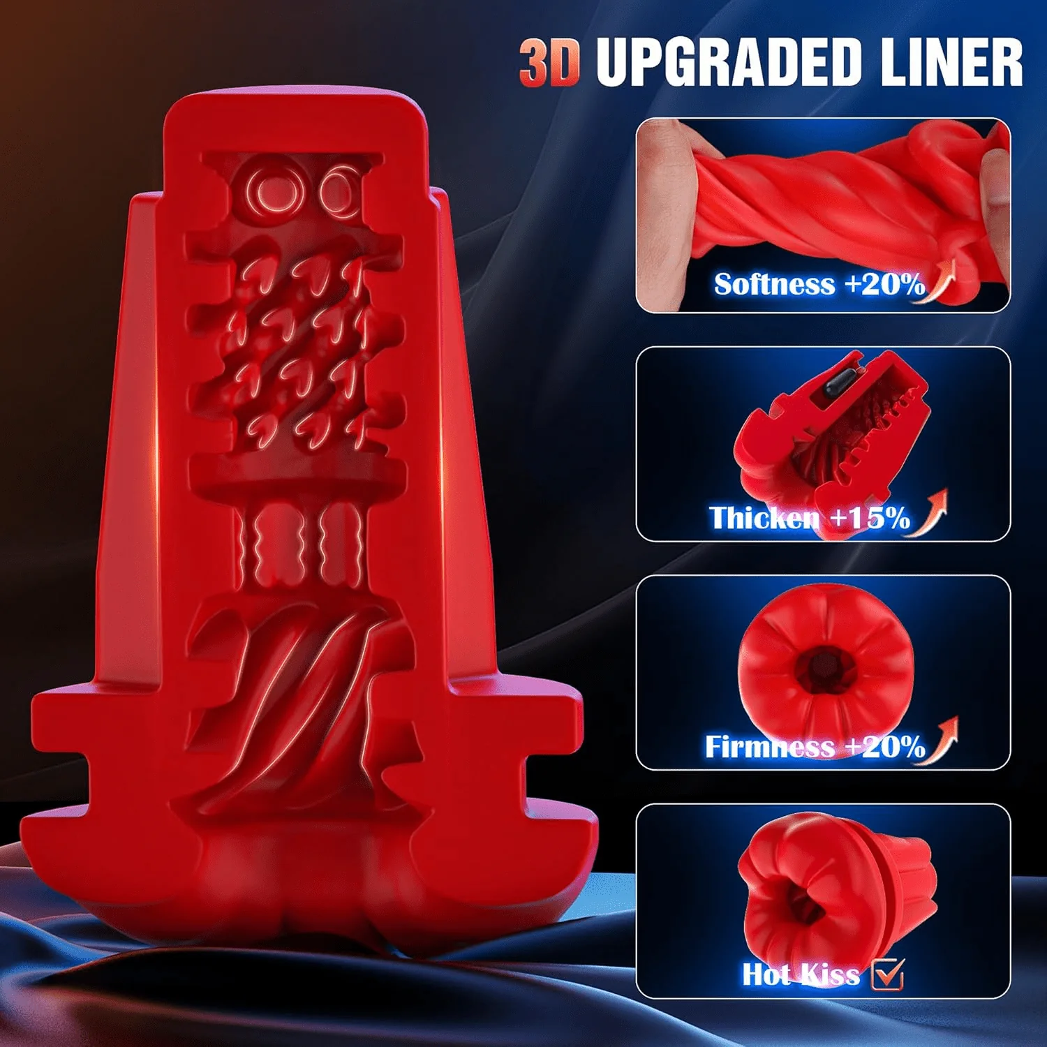 ApexMouth 5-in-1 Male Masturbator Cup - Image 5