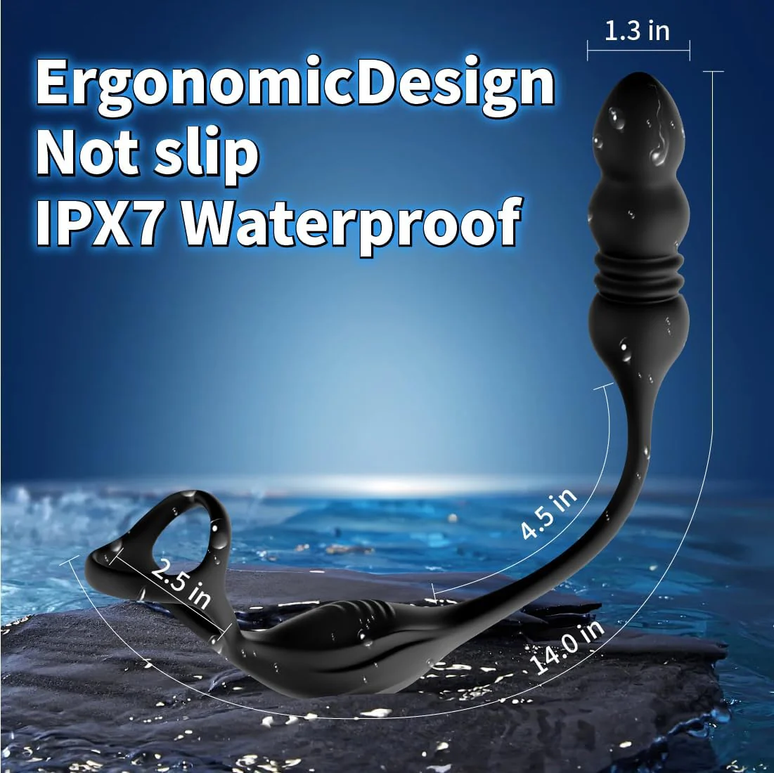 ApexPulse Thrusting Prostate Massager Cock Ring - Image 8