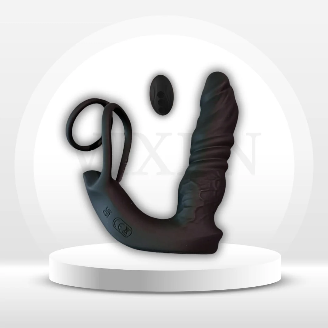ApexSurge Thrusting Prostate Massager Cock Ring 9+9 Modes