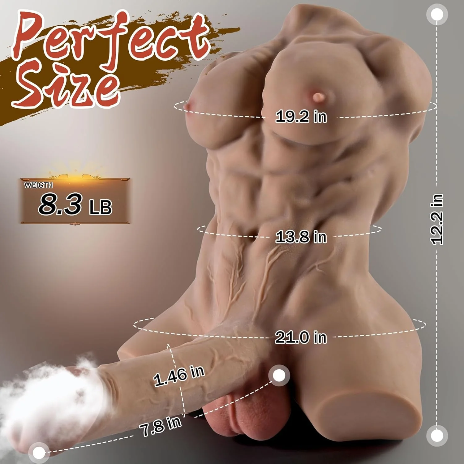 ApolloFlex Realistic Male Torso Sex Doll - Image 5