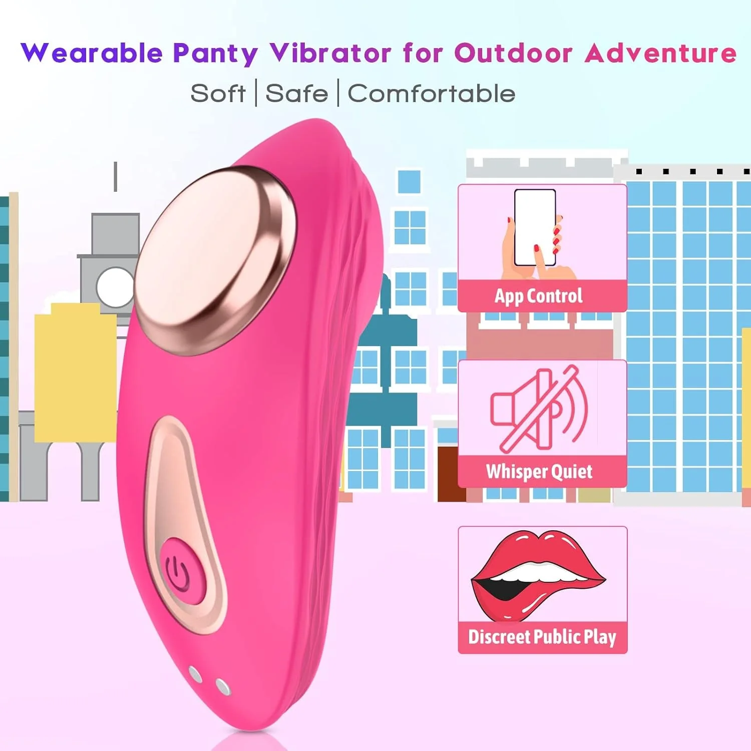 VeloraSync App-Control Wearable Panty Vibrator - Image 3