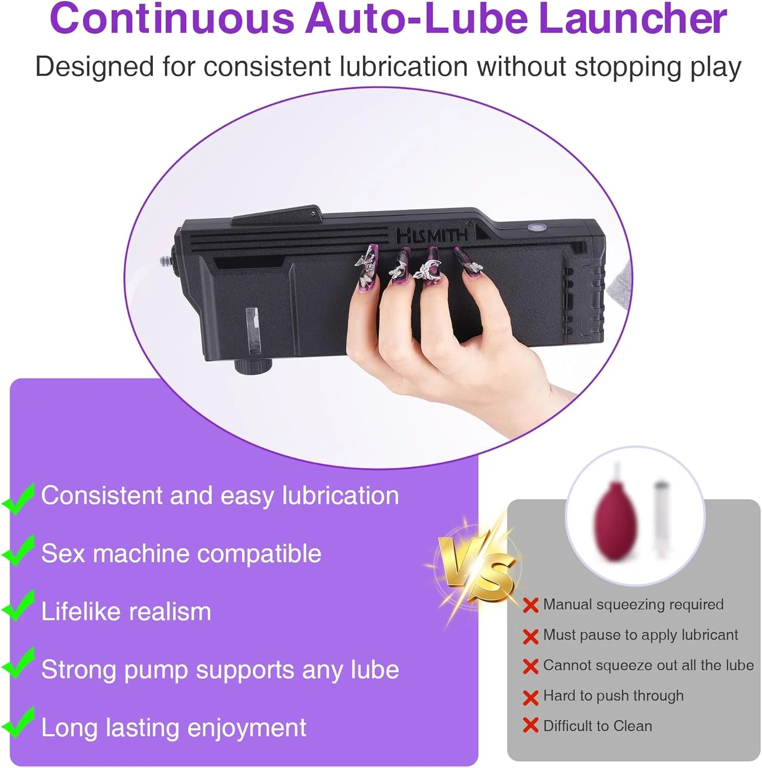 AquaFlow Automatic Lube Launcher with App Control & 3 Dildos - Image 6
