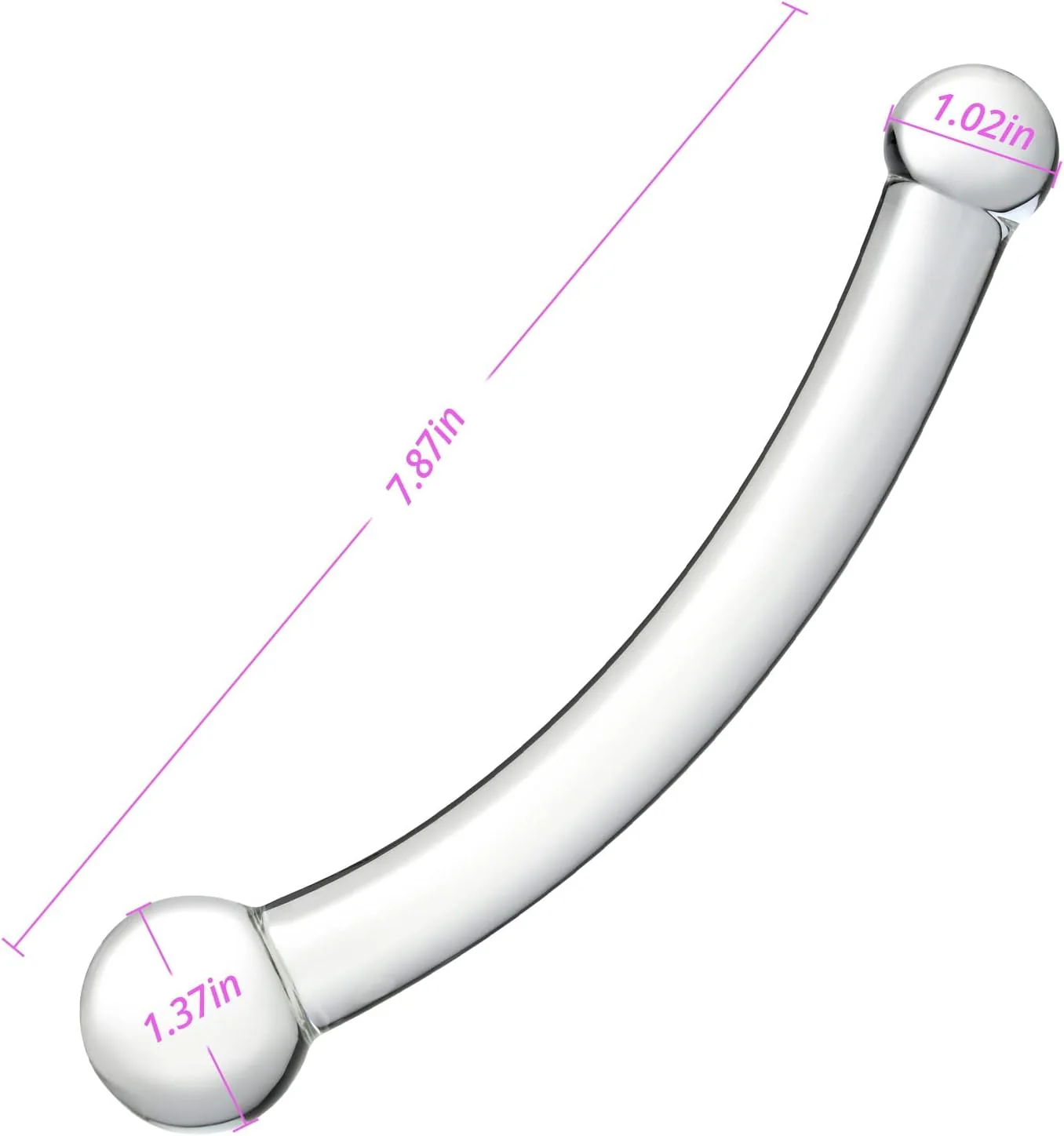 ArcGlow Dual Glass Anal Wand - Image 3