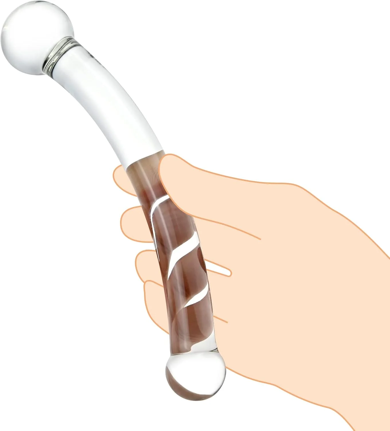 ArcGlow Dual Glass Anal Wand - Image 6