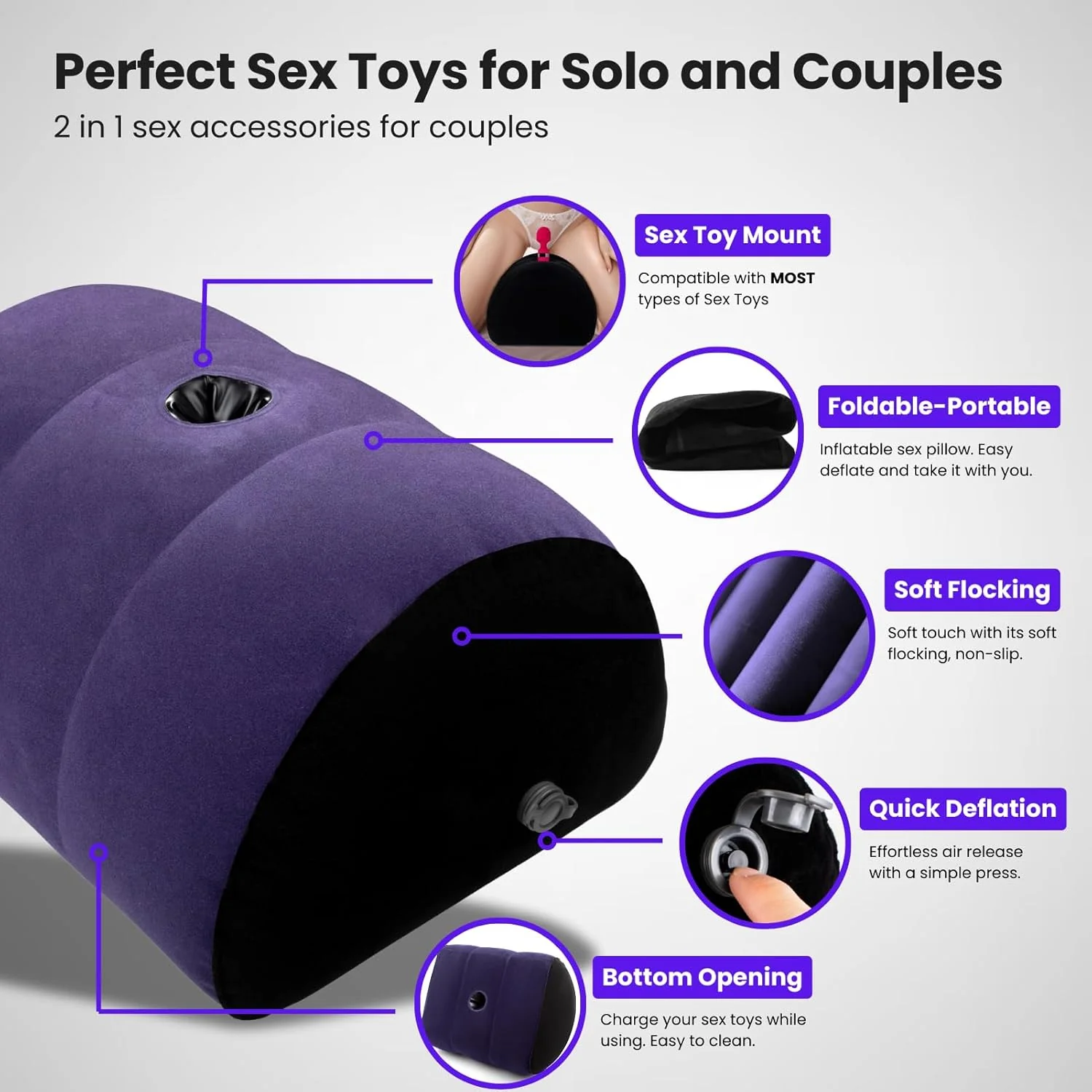 ArchRide Dildo Mount Sex Pillow - Image 3