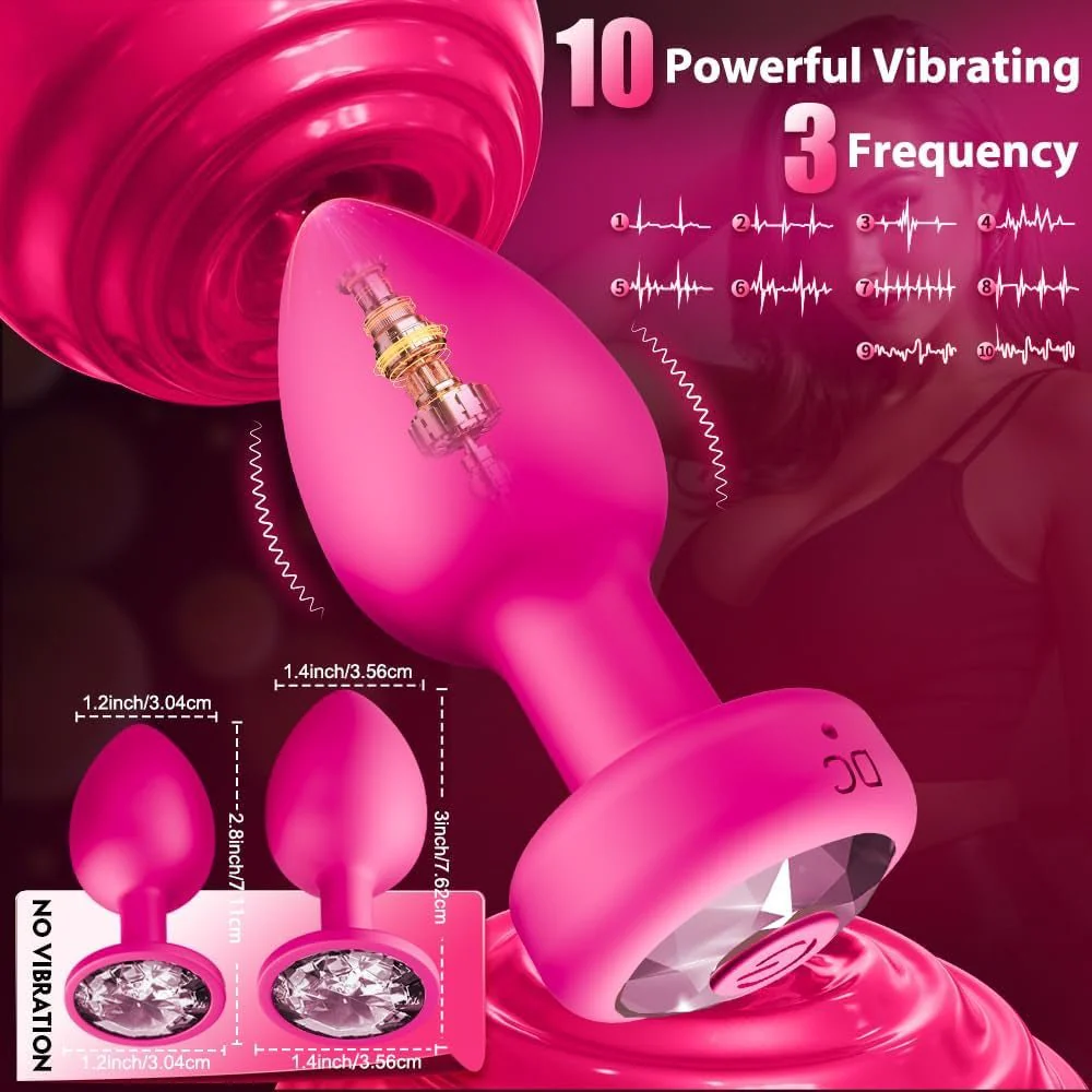 AscendTrio Anal Training Kit 3 Plugs 10 Vibe | App Remote - Image 2