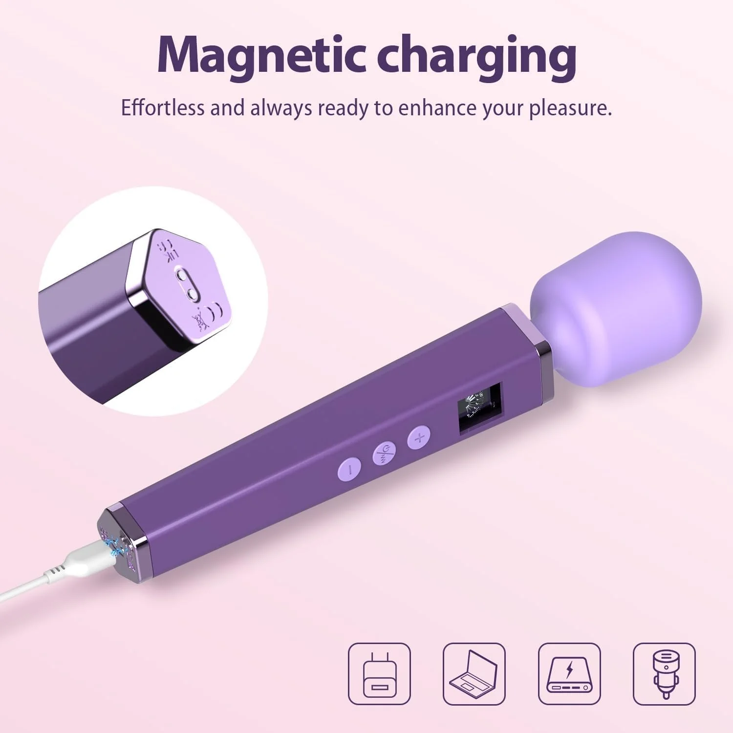 AuraFlex Premium Wand Vibrator Massager - Image 5