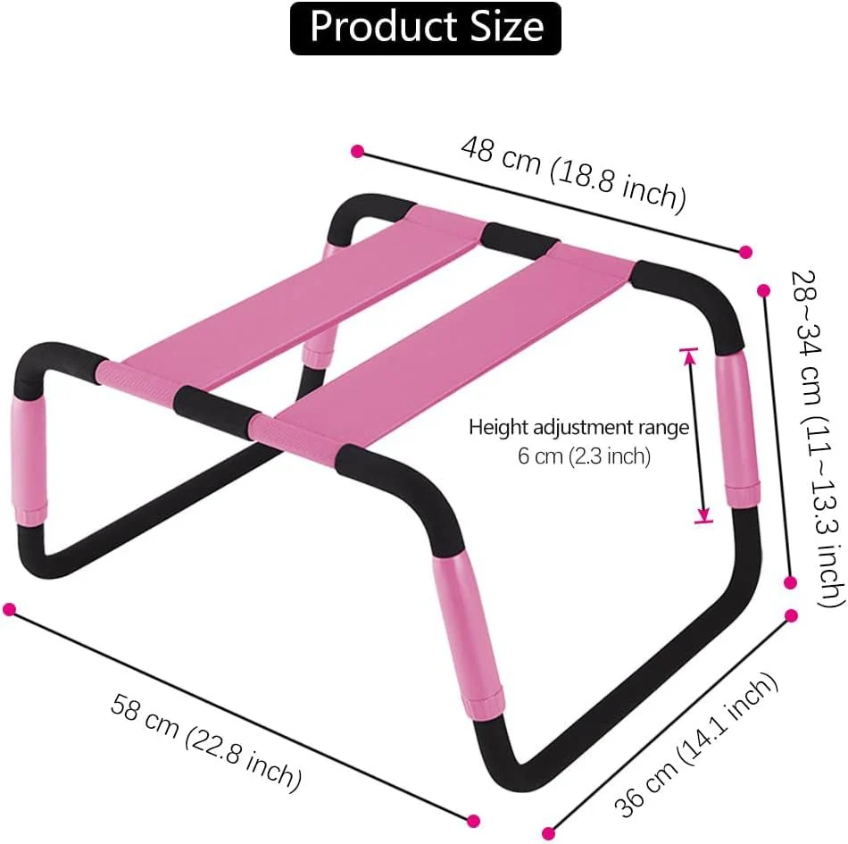 AurelleMotion Pink Adjustable Sex Chair for Couples - Image 2
