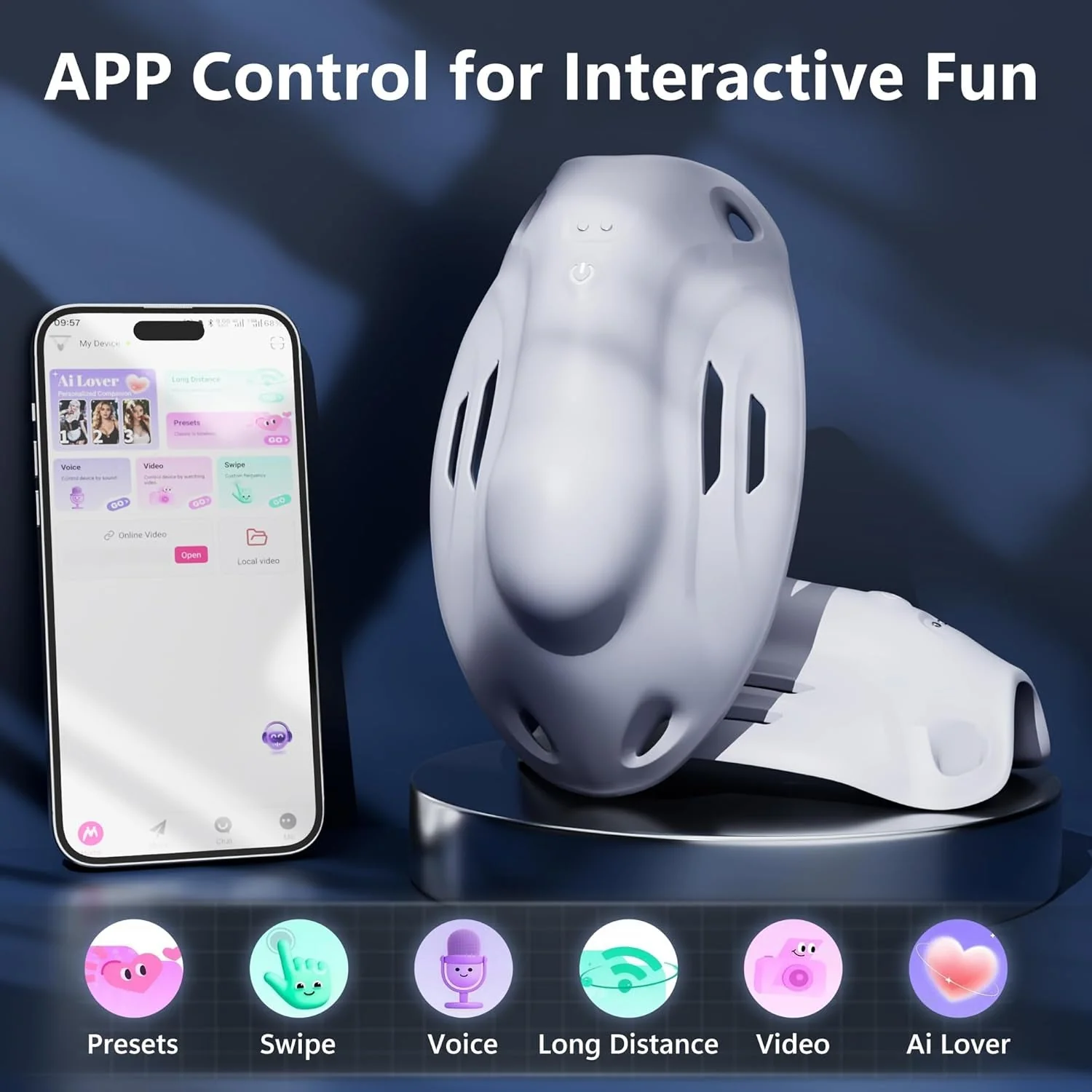 AxisLink Wearable Male Vibrator Trainer with AI Sync - Image 4