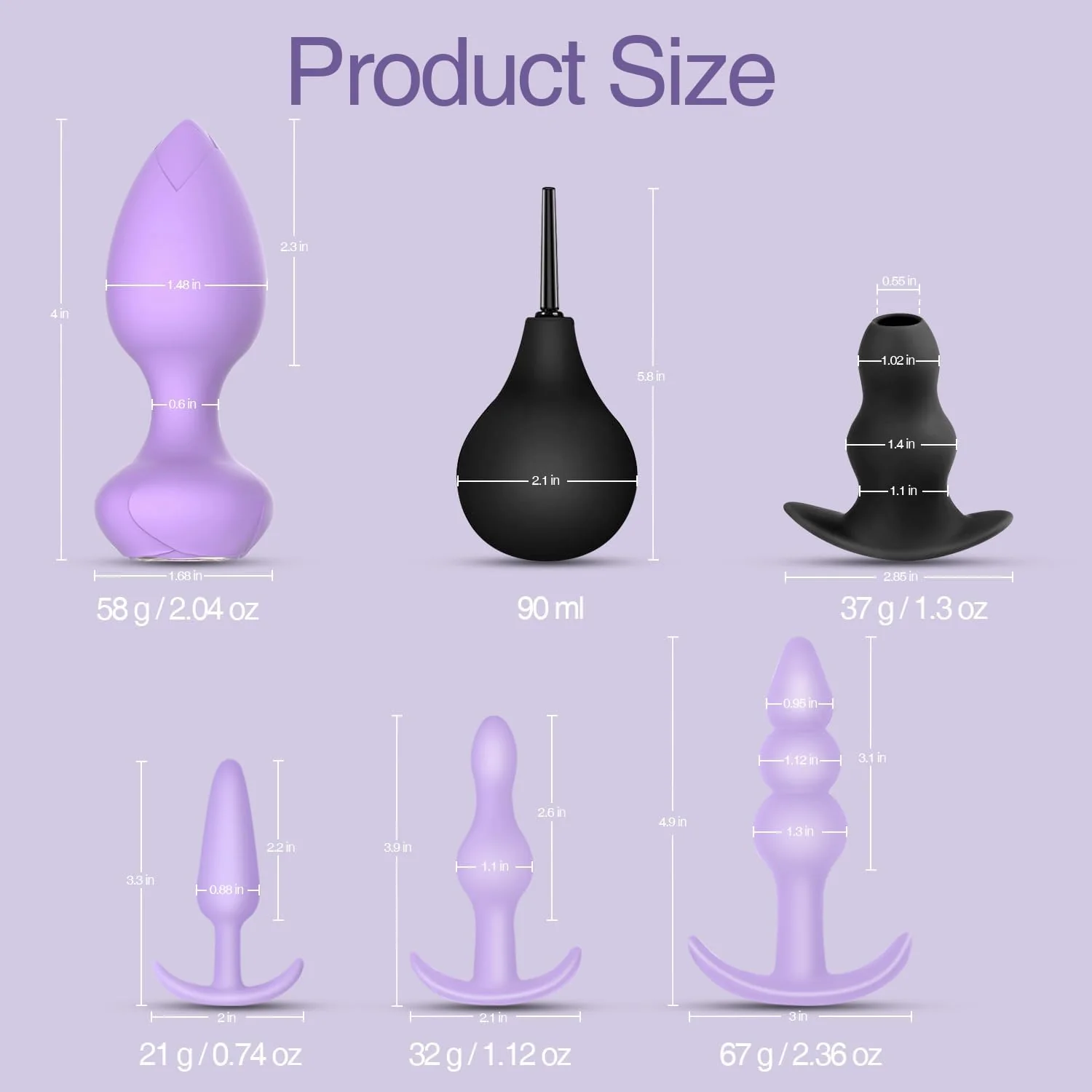 BackdoorBliss 6-Piece Anal Training Kit - Image 3