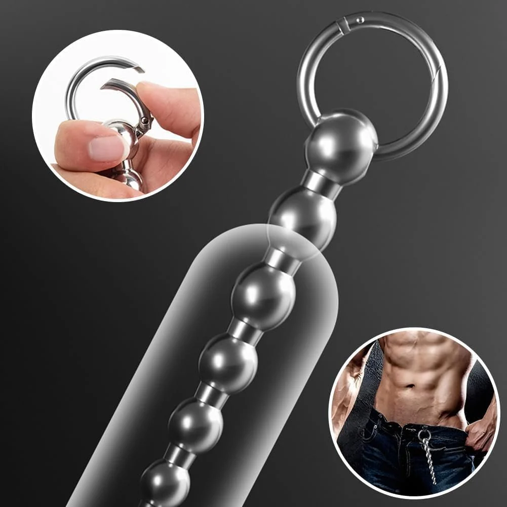 BeadLock Stainless Steel Multi-Bead Urethral Sound - Image 3