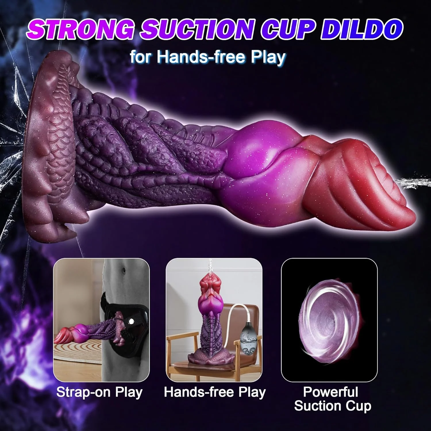 BeastBurst Squirting Knot Dildo - Image 4