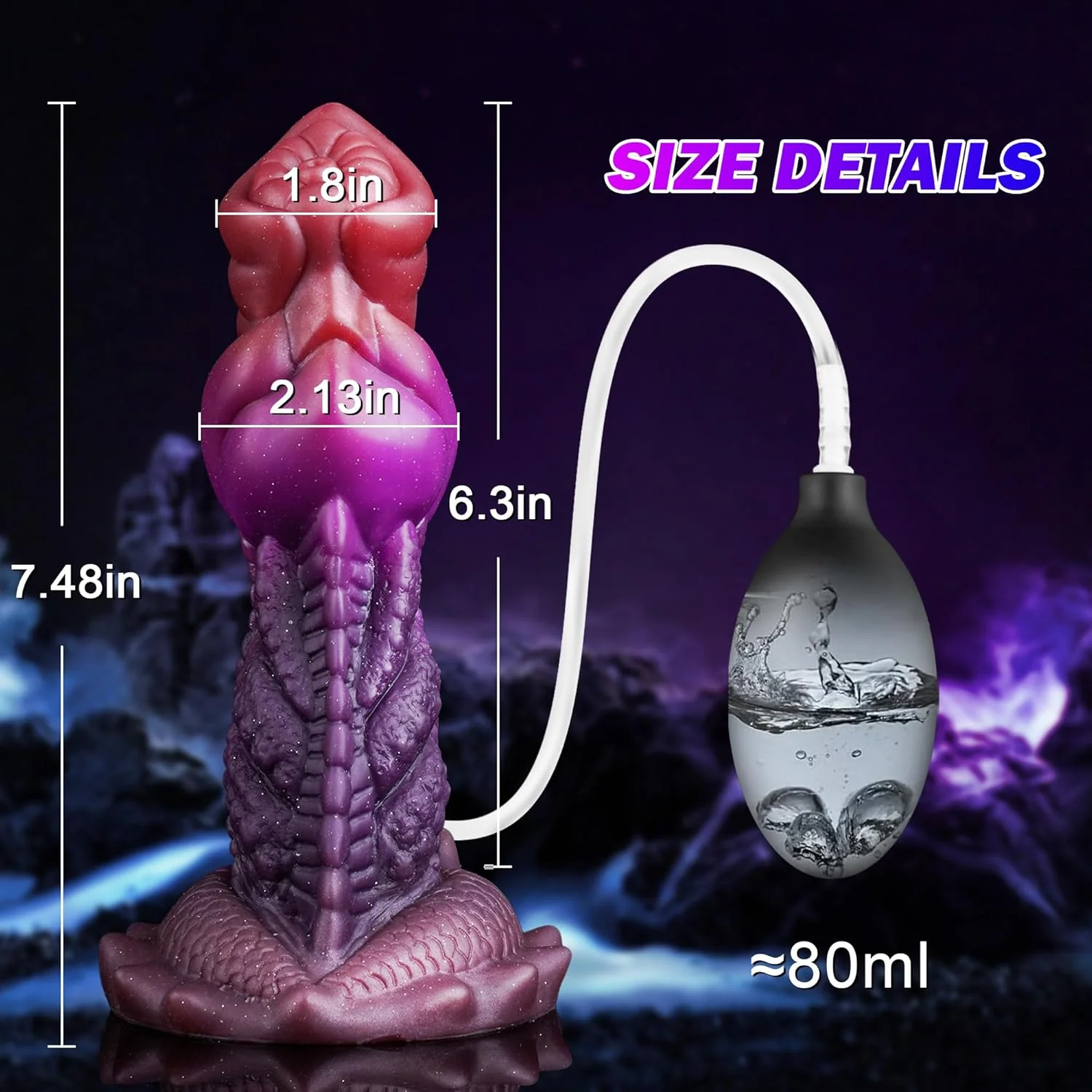 BeastBurst Squirting Knot Dildo - Image 5