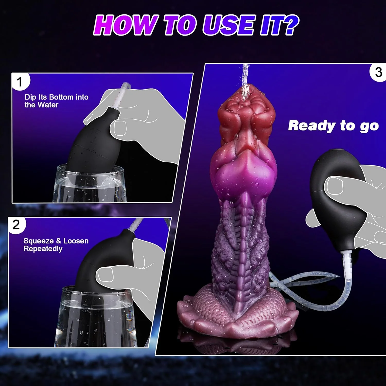 BeastBurst Squirting Knot Dildo - Image 7