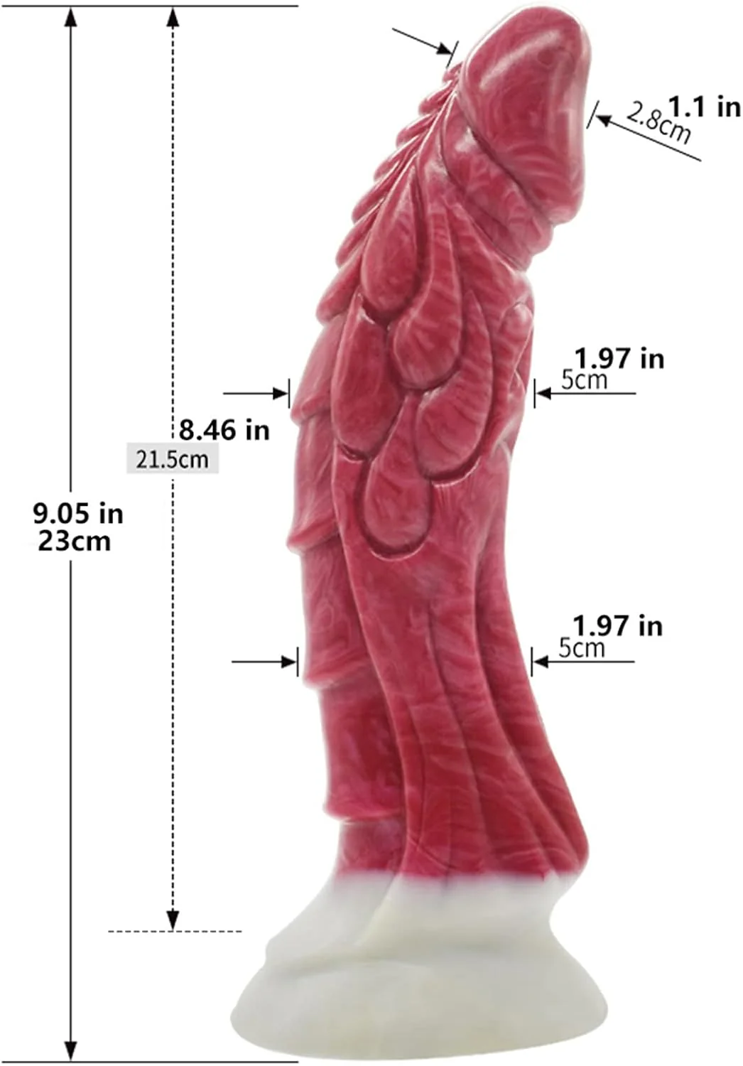 BeastFlow Monster Liquid Silicone Ejaculating Dildo - Image 3