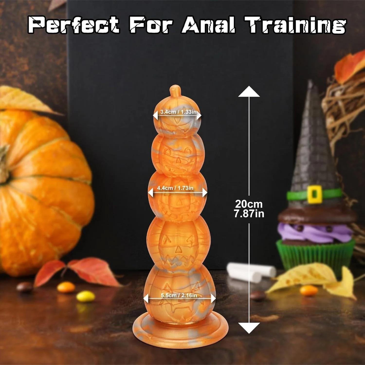 BeastKnot 7.87" Silicone Knot Fantasy Dildo with Suction Cup - Image 5
