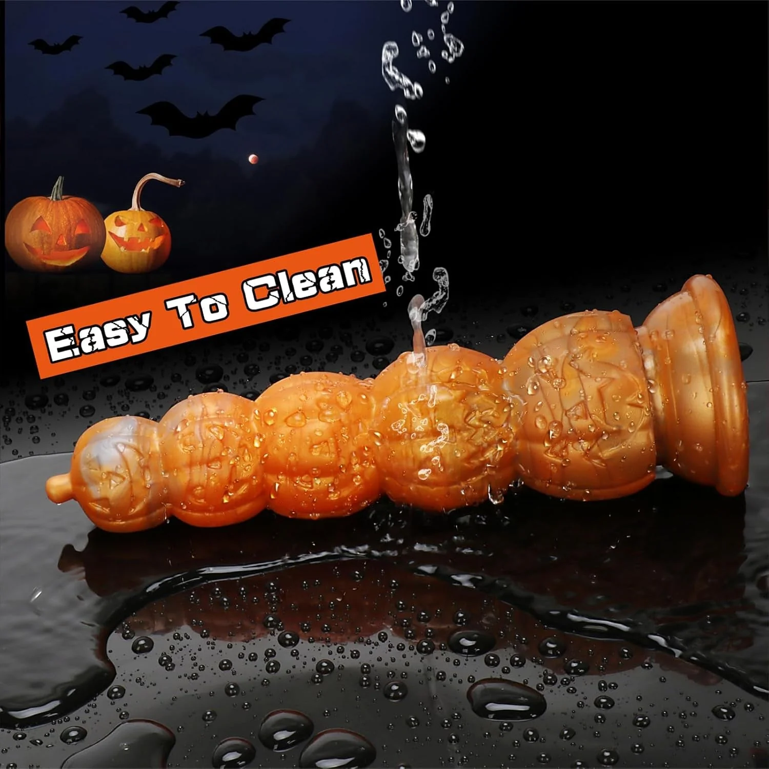 BeastKnot 7.87" Silicone Knot Fantasy Dildo with Suction Cup - Image 6