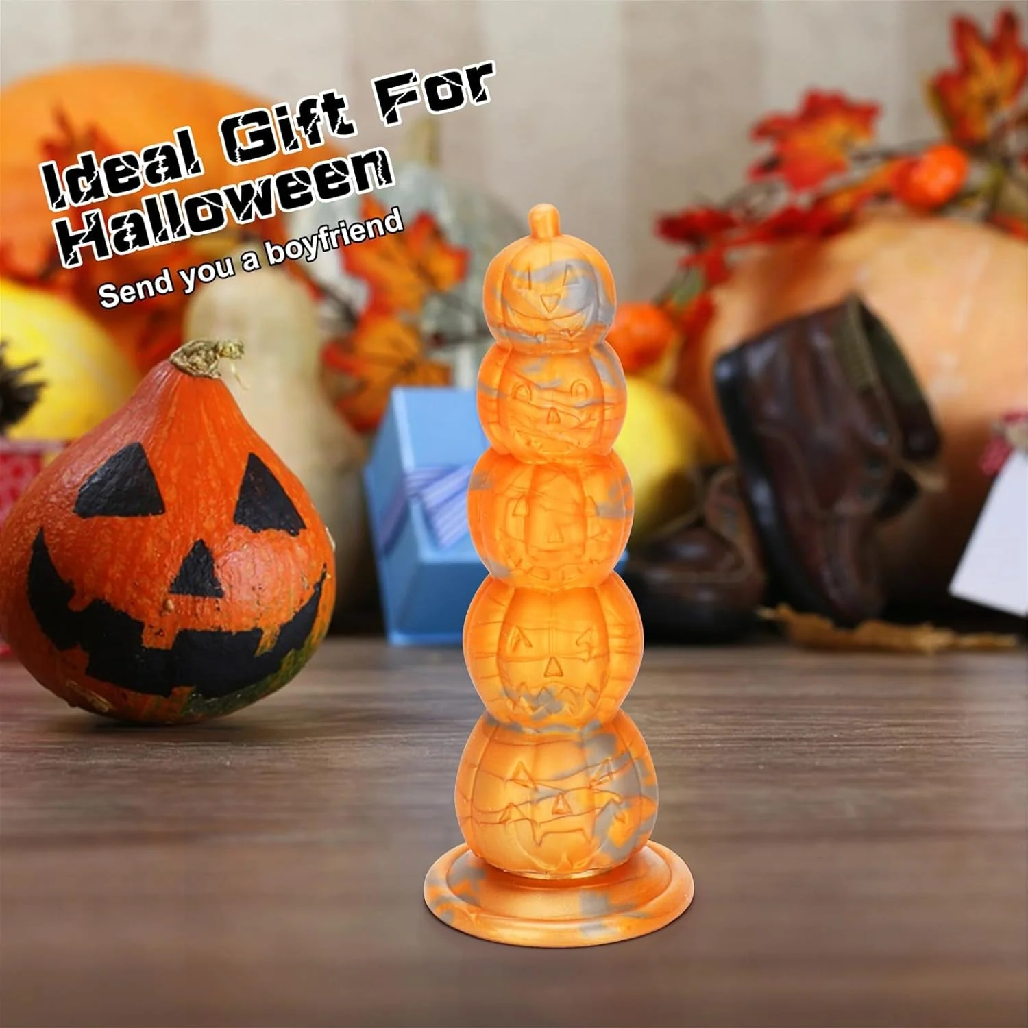 BeastKnot 7.87" Silicone Knot Fantasy Dildo with Suction Cup - Image 7