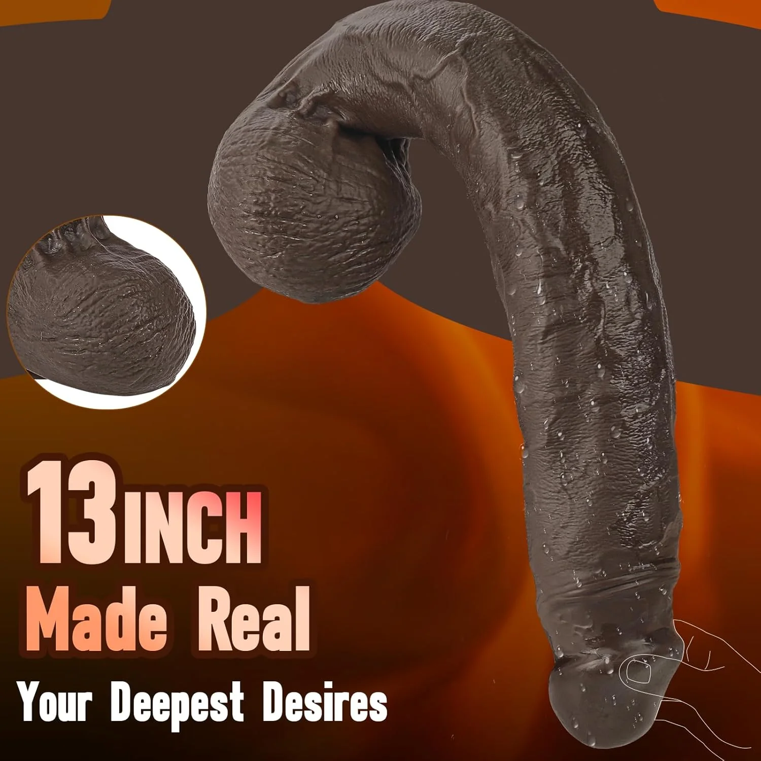 BlackObsidian XL Fantasy Dildo - Image 3