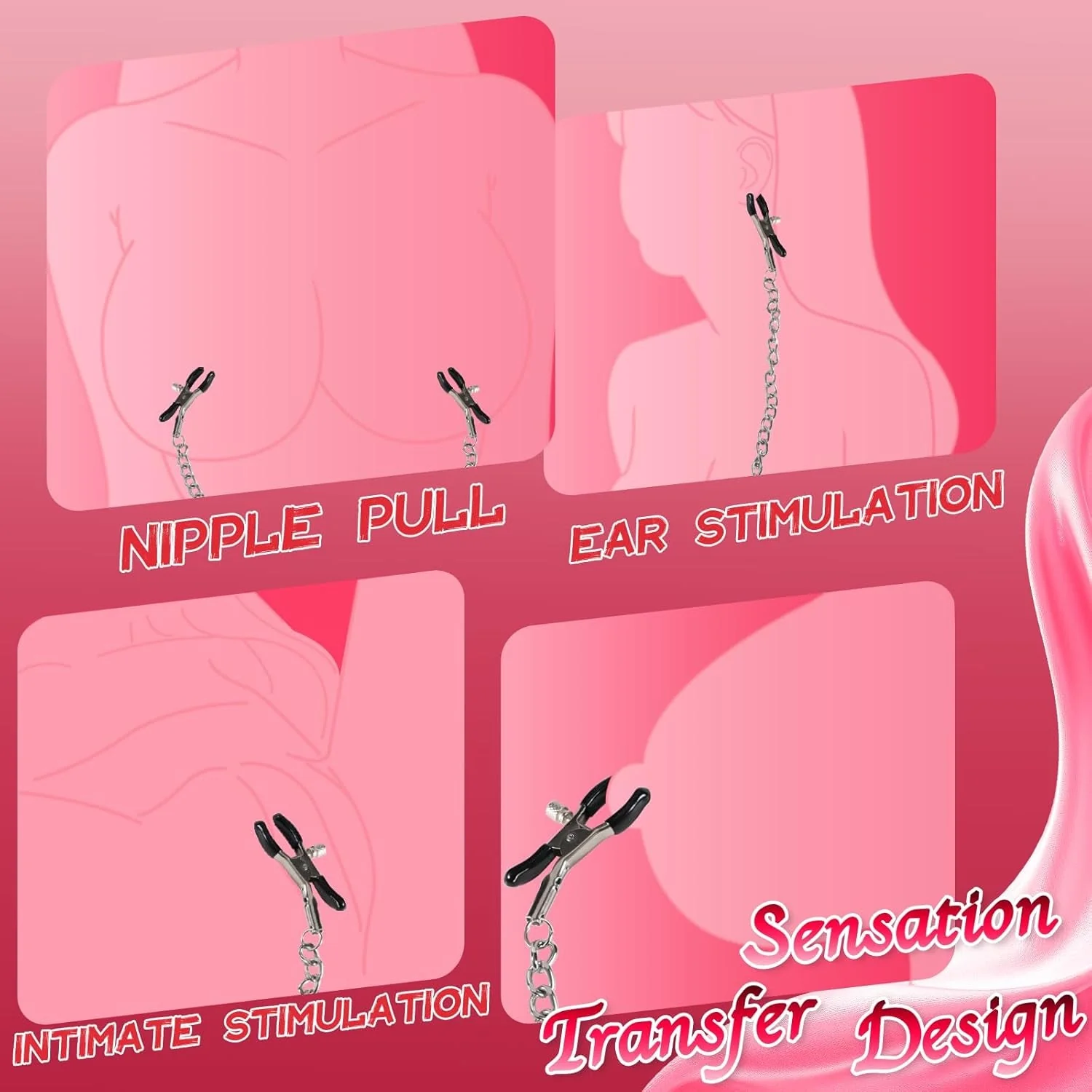 BlissPump Electric Pussy Pump with BDSM Nipple Clamps - Image 7