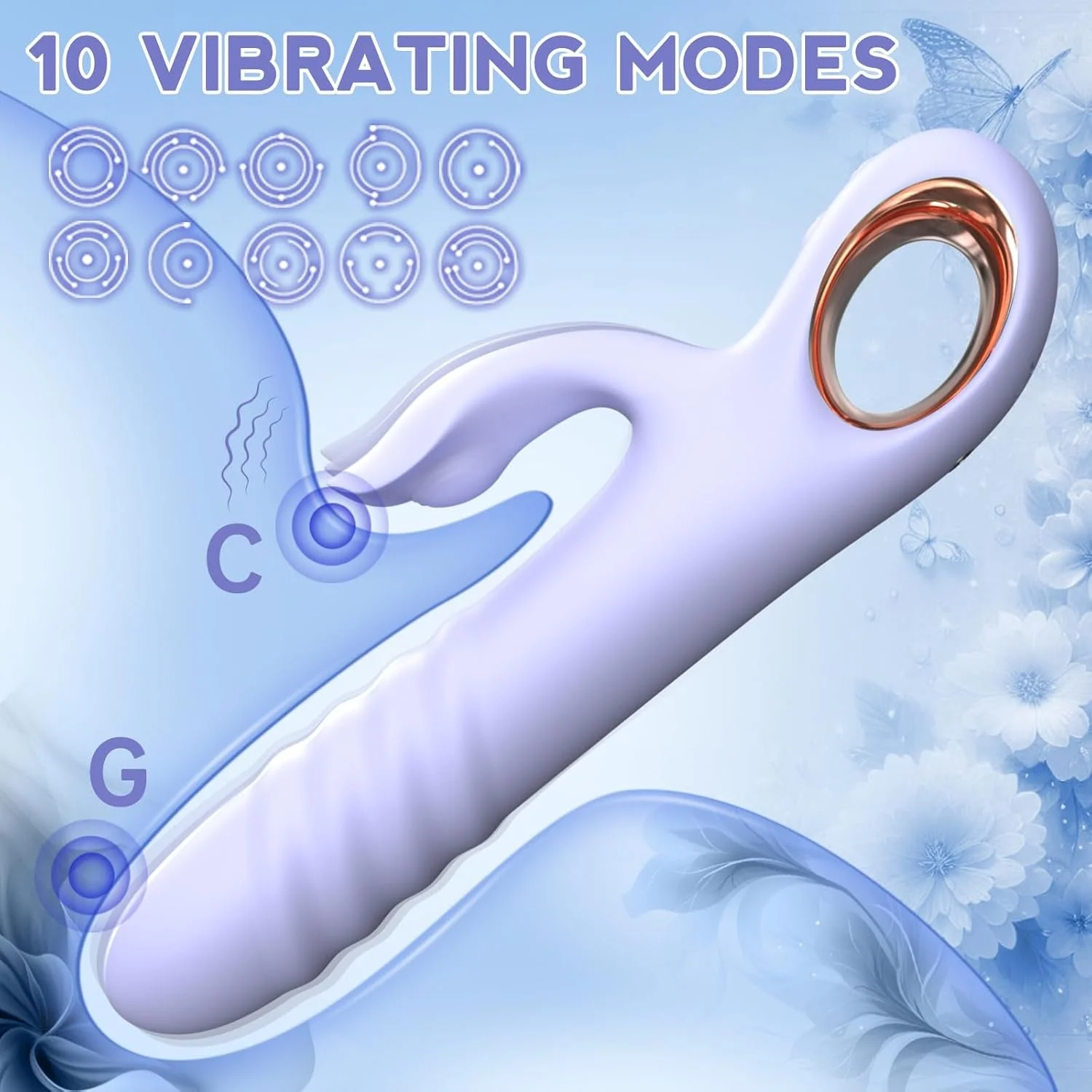 BloomBunny Rabbit Thrusting G-Spot Vibrator - Image 2
