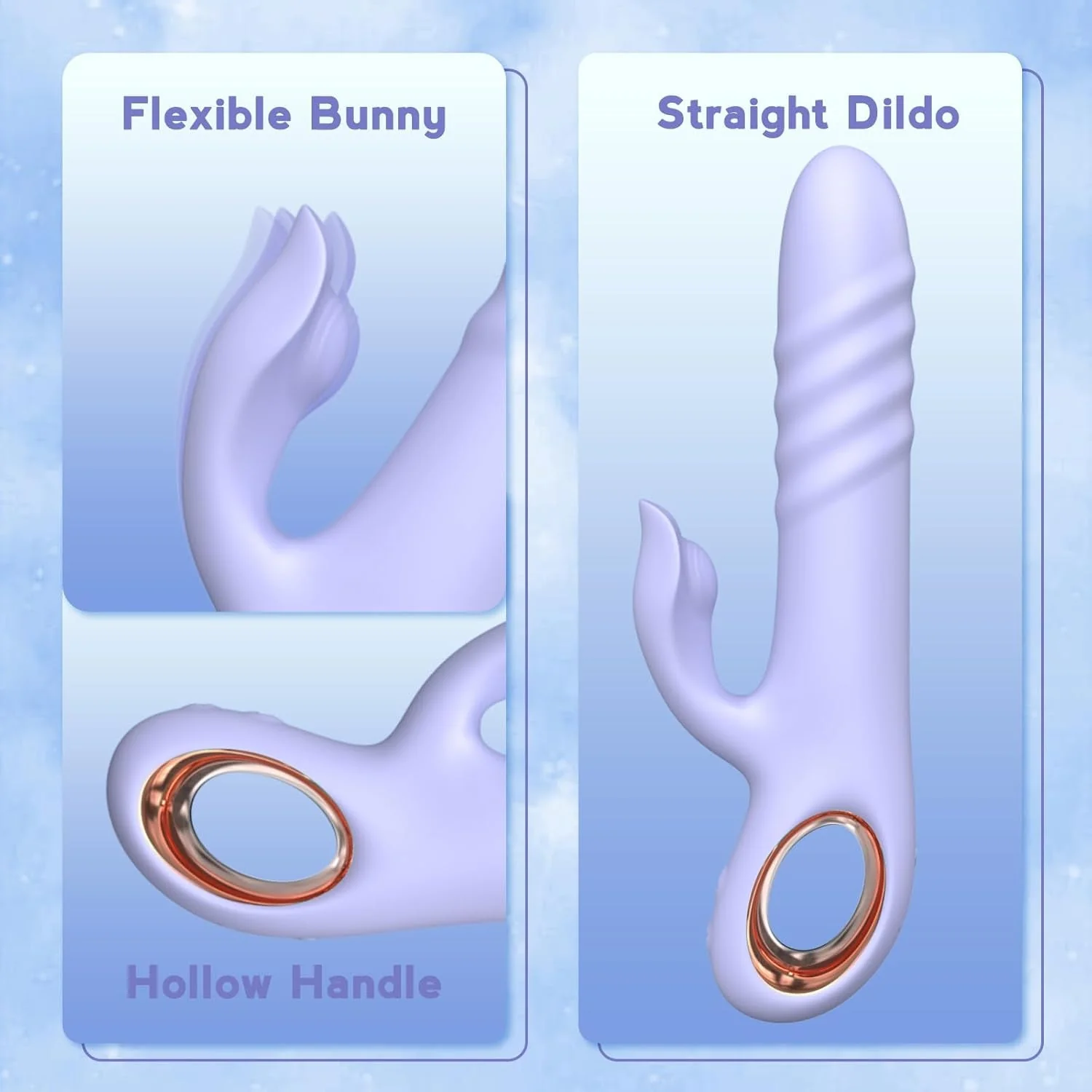 BloomBunny Rabbit Thrusting G-Spot Vibrator - Image 4