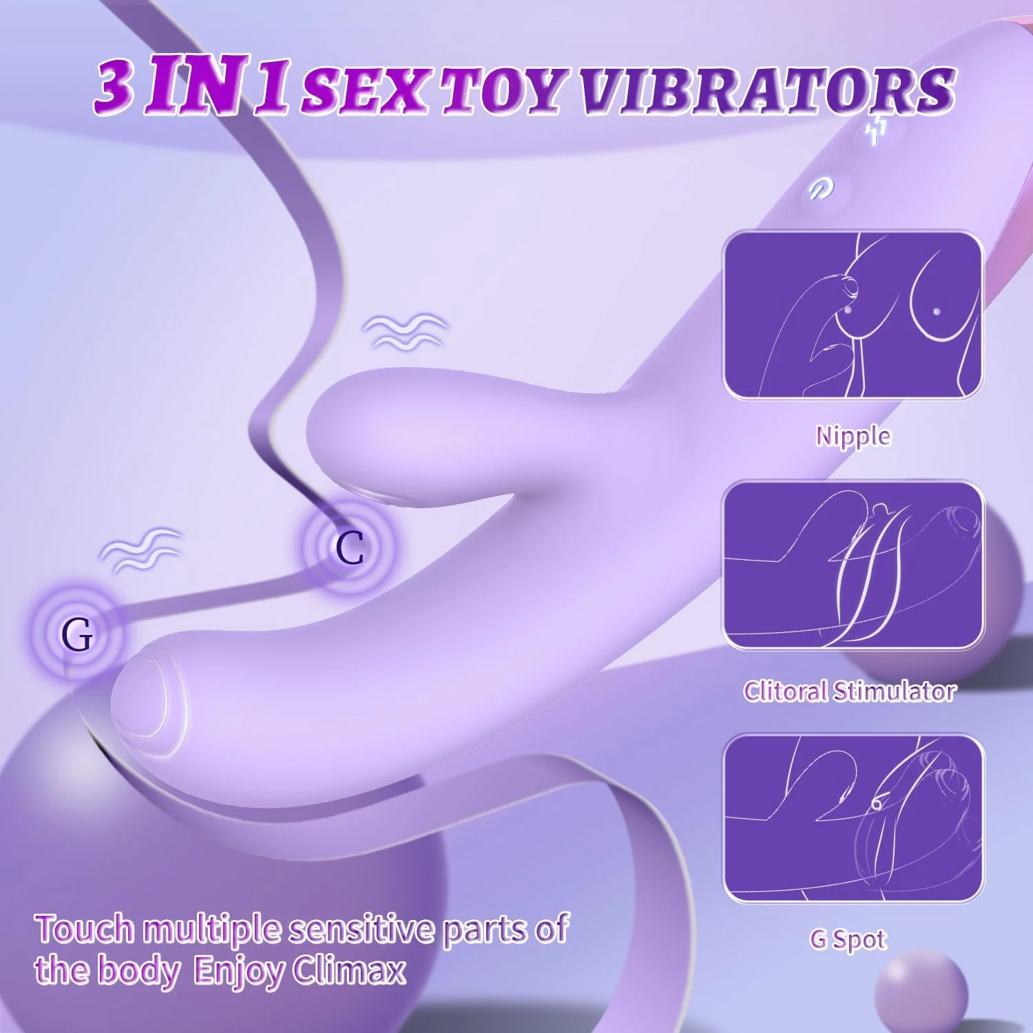 BloomFlex 3-in-1 G-Spot & App-Controlled Vibe - Image 2
