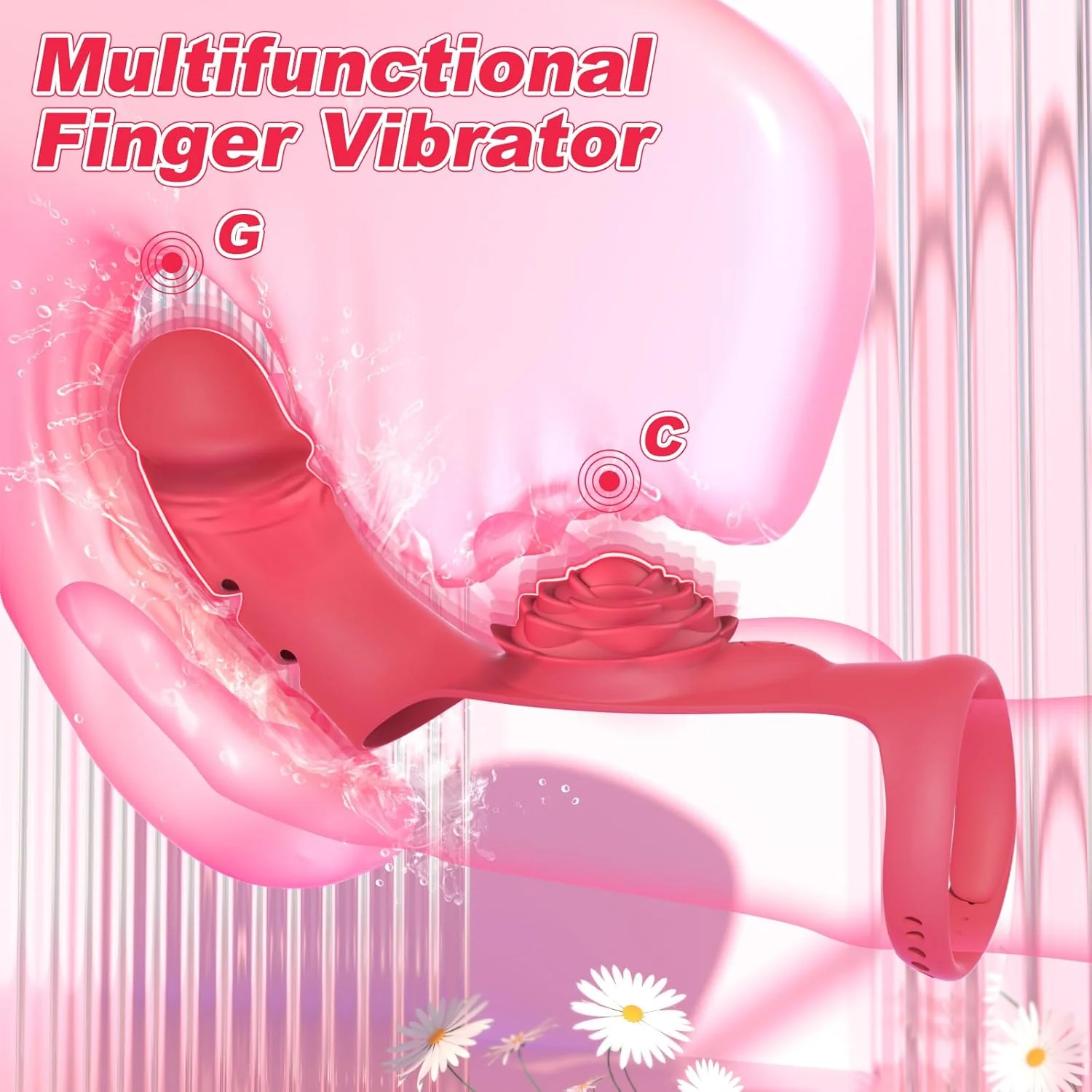 BloomGrip Duo Tease Finger Vibrator - Image 3