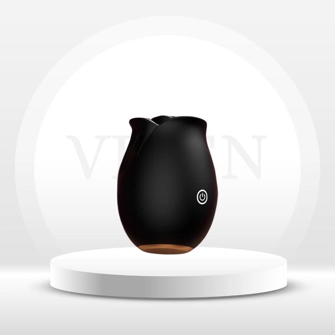 BloomPulse App-Controlled Rose Dual Suction Vibrator