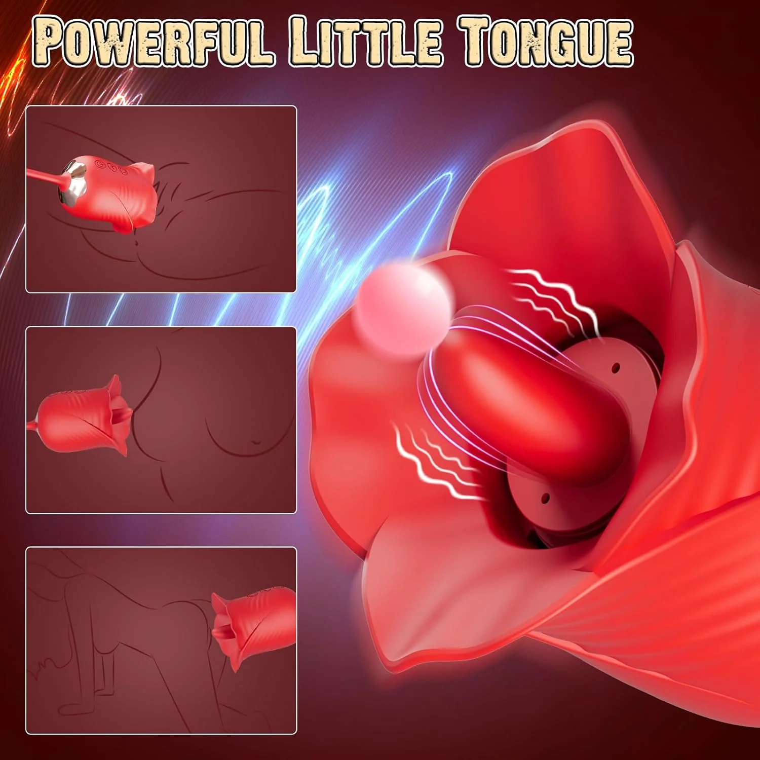 BloomQueen 3-in-1 Clit Pump Vibrator - Image 5