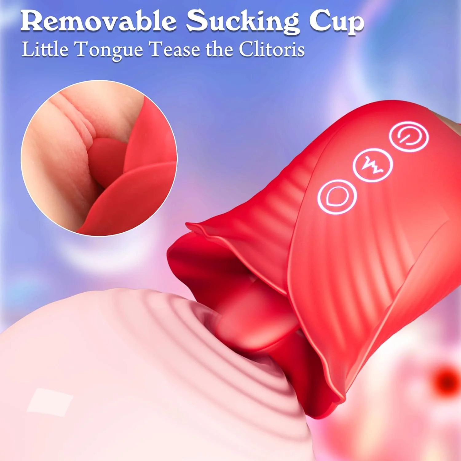 BloomQueen 3-in-1 Clit Pump Vibrator - Image 7