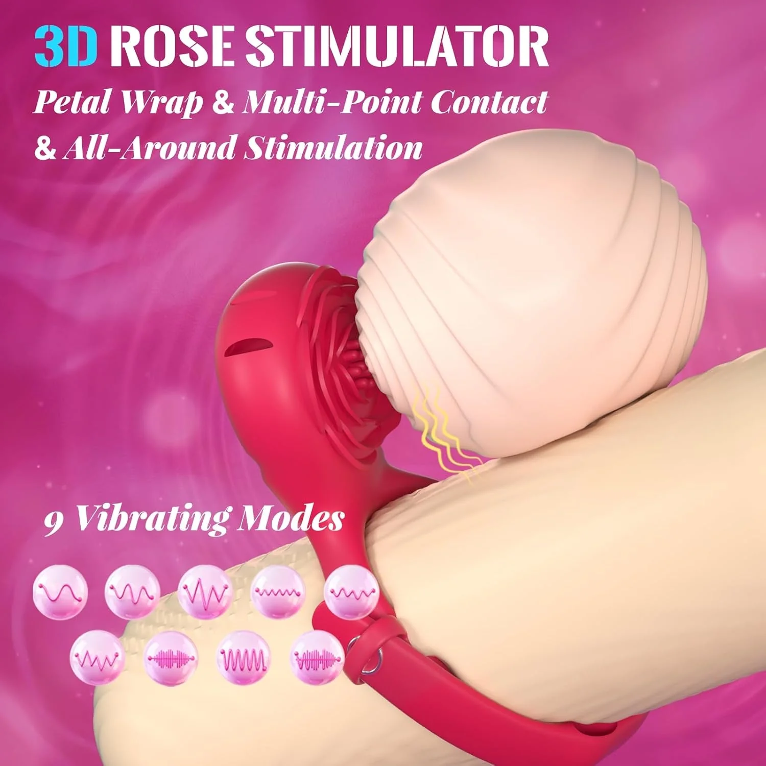 BloomSwitch 2-in-1 Wearable Vibrator Couples Ring - Image 7