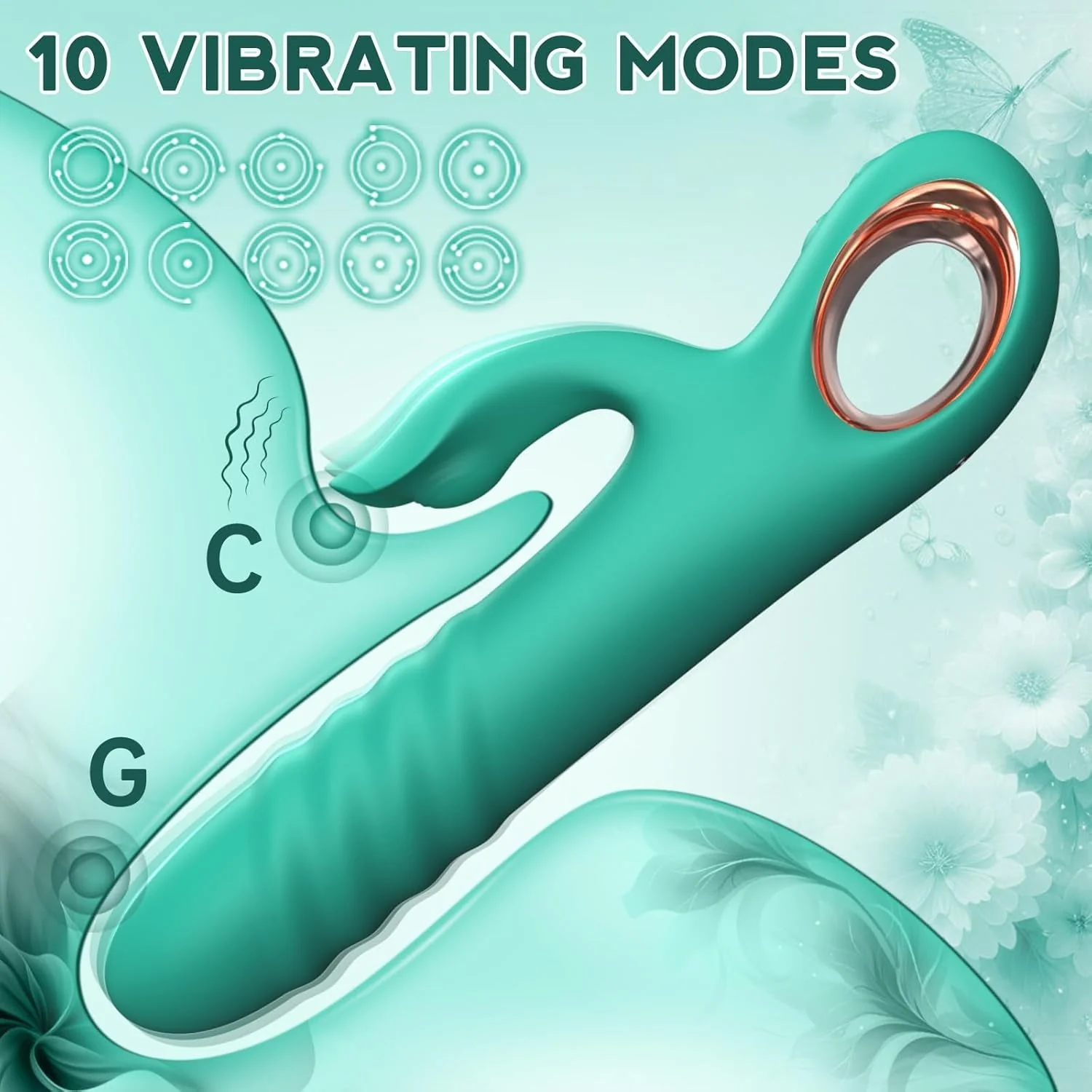 BloomThrust Thrusting Rabbit Vibrator for Women - Image 2