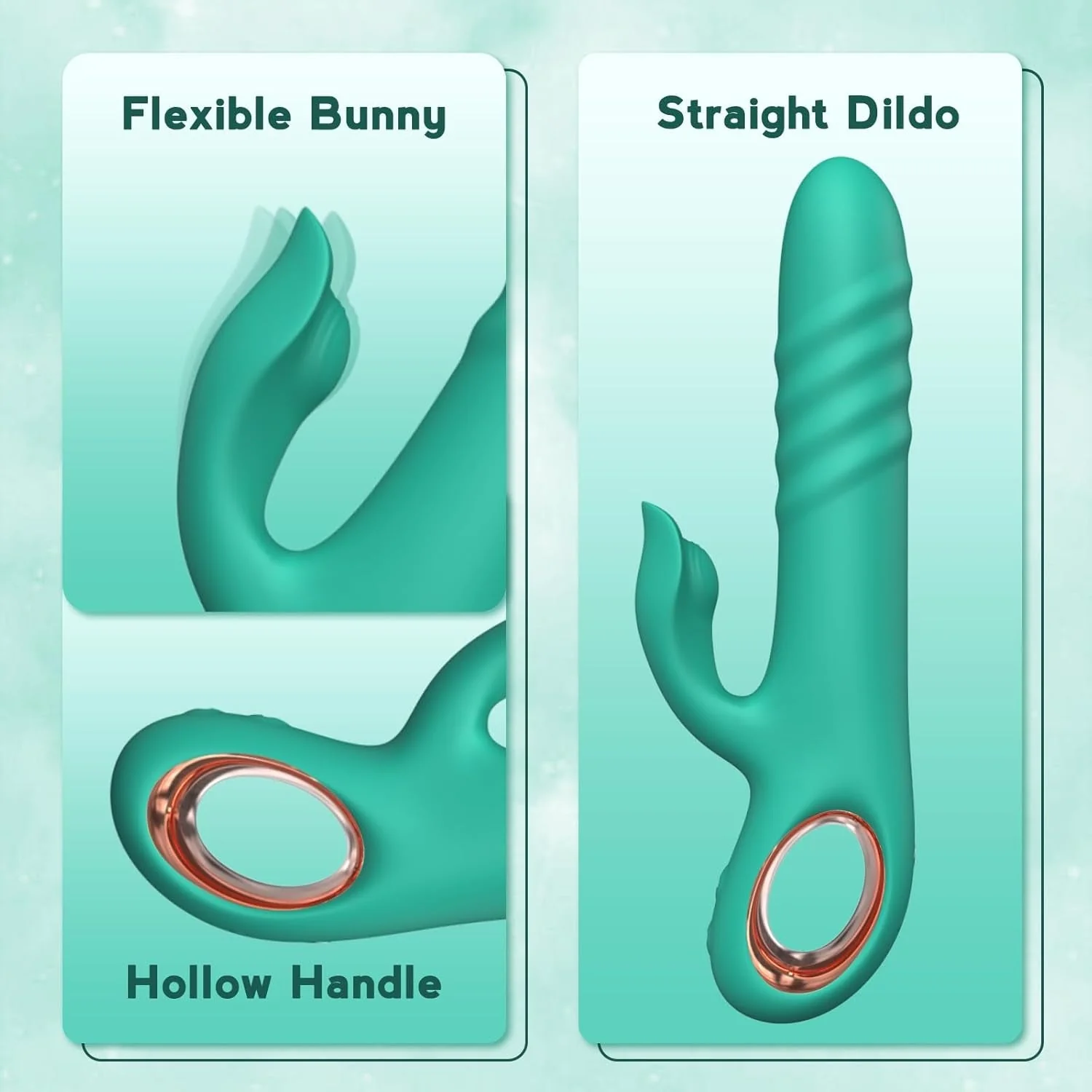 BloomThrust Thrusting Rabbit Vibrator for Women - Image 4