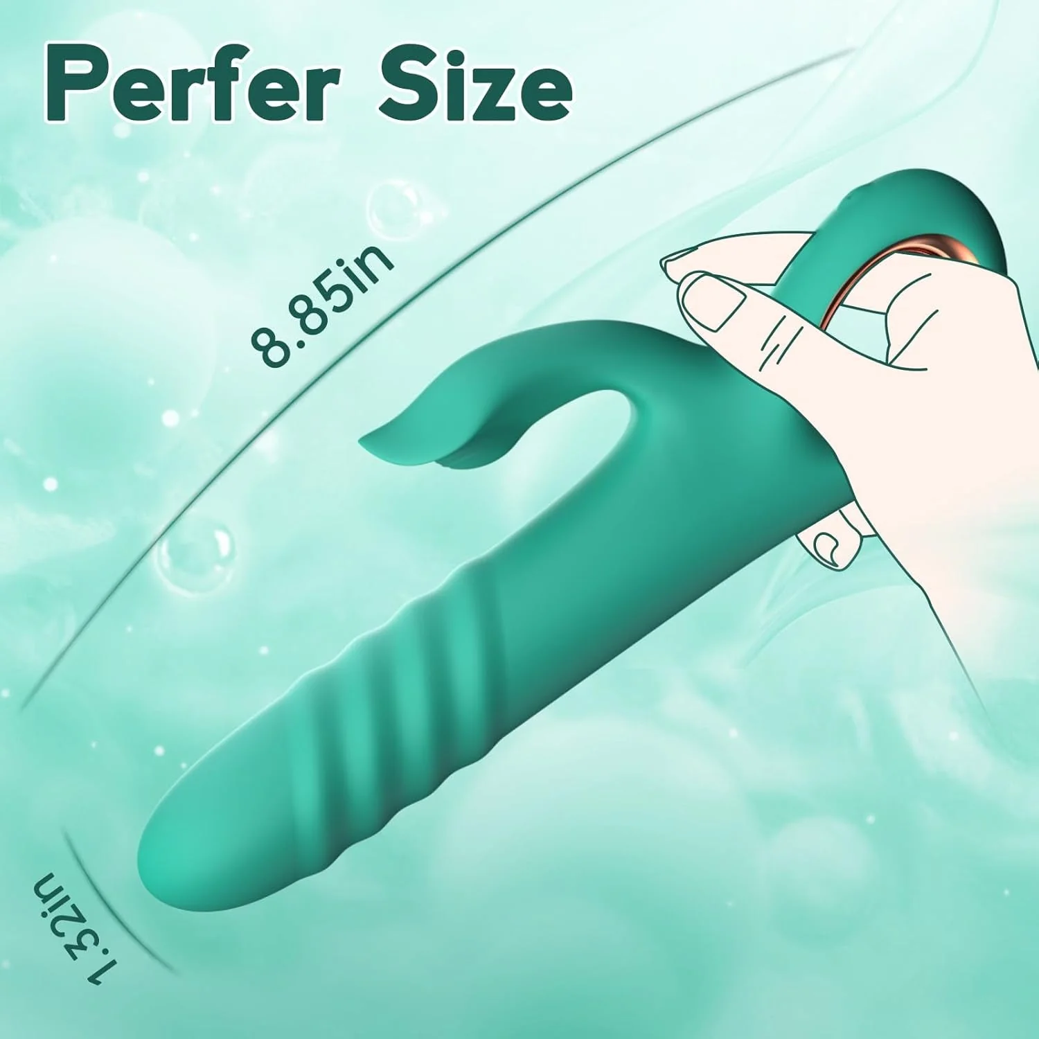 BloomThrust Thrusting Rabbit Vibrator for Women - Image 6