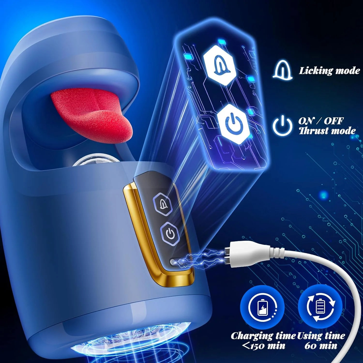 BluePulse Lick and Thrust Stroker - Image 7