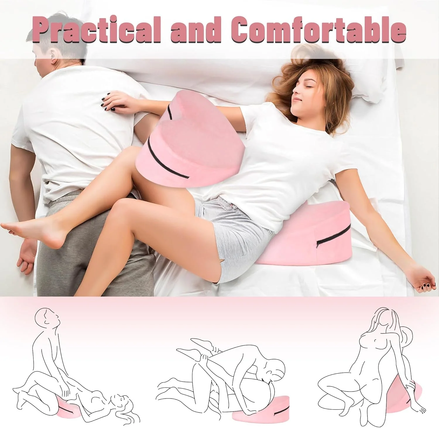 BlushAmour Heart-Shaped Sex Position Pillow - Image 5
