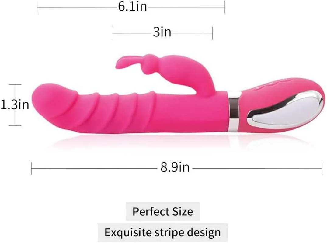BlushHeat Rabbit Wand Vibrator - Image 3