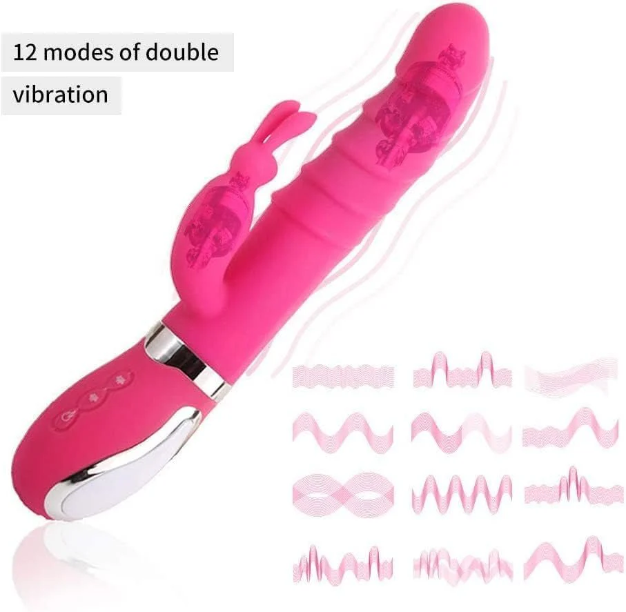 BlushHeat Rabbit Wand Vibrator - Image 4