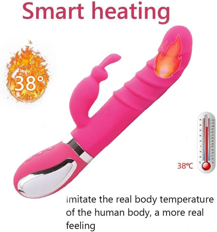 BlushHeat Rabbit Wand Vibrator - Image 5