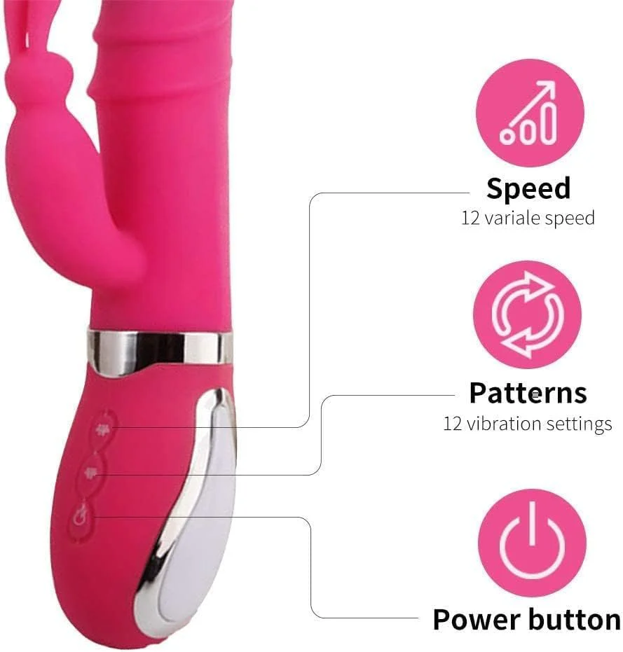 BlushHeat Rabbit Wand Vibrator - Image 9